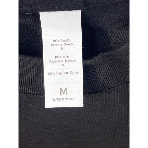 Aloha Hawaii Graphic Tee Size Medium Black Cotton Crewneck Short Sleeve Graphic - Picture 4 of 6